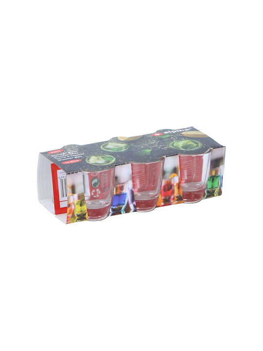 Alpina Shot Glasses made of Glass 45ml 6pcs