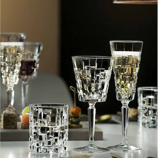 RCR Set Of Crystal Champagne Goblet Glasses 190ml 6 Pieces