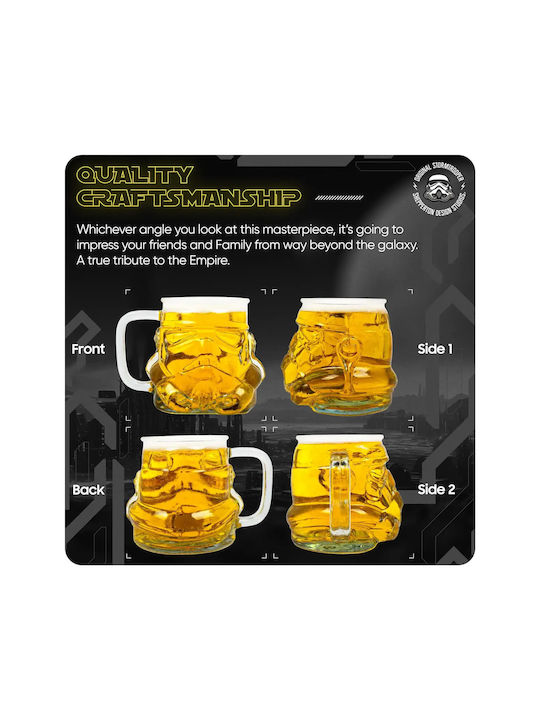 Thumbs Up Stormtrooper Pahar Bere din Sticlă 500ml 1buc