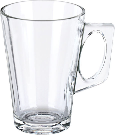 Orion Σετ Ποτήρια Νερού / Καφέ/Freddo από Γυαλί 255ml 6τμχ