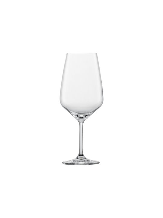 Schott Zwiesel Taste Set Glasses for White and Red Wine Made of Crystal in Red Colour Goblets 650ml 6 Pieces