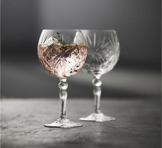 Lyngby Melodia Set Brillen Cocktail Kelch Kristall 650ml 4 Stück