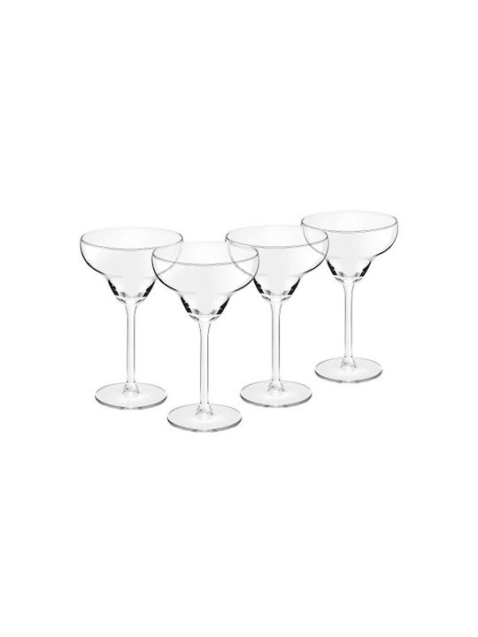 Royal Leerdam Set Glasses Cocktail/Drinking Glass Transparent Goblet 300ml 4 Pieces