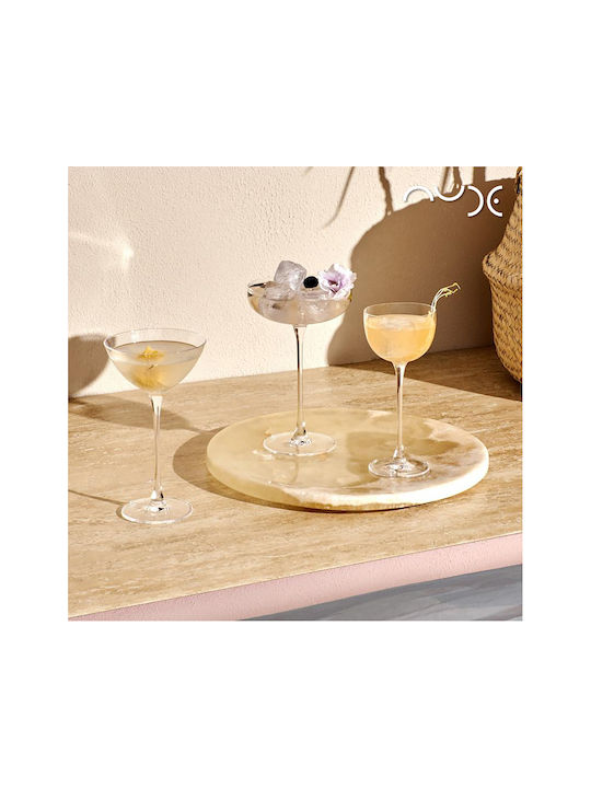 Espiel Nude Savage Coupe Set Brillen Champagner aus Glas Kelch 3 Stück