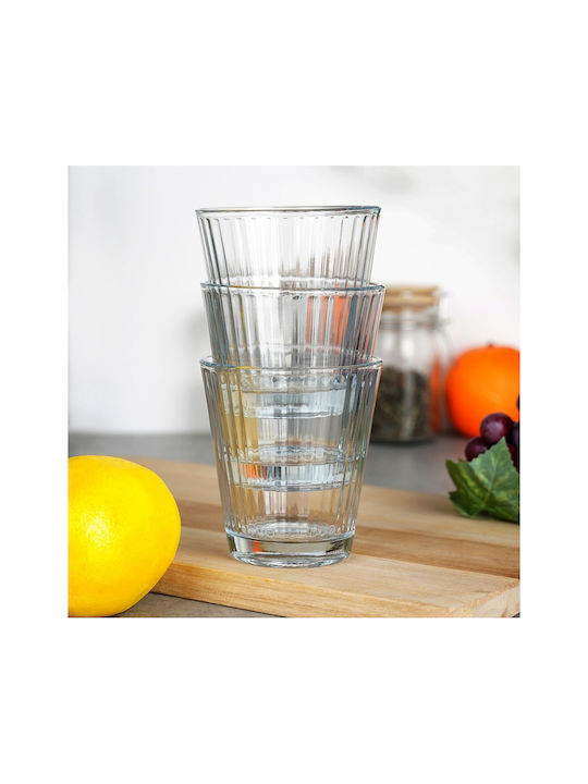 Excellent Houseware Σετ Ποτήρια από Γυαλί 220ml 3τμχ