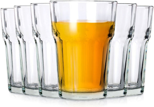 Orion Set of Glasses Water / Cocktail/Drinking made of Glass 360ml 6pcs