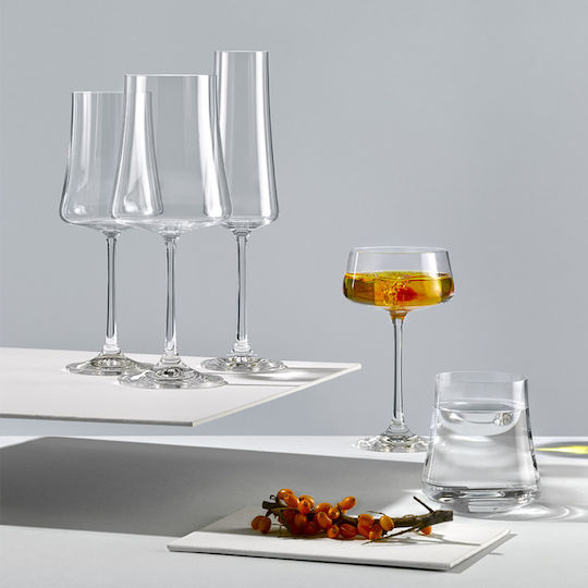 Crystalex CZ Xtra Beer Glass Set Goblets Glass Red 460ml 6 Pieces