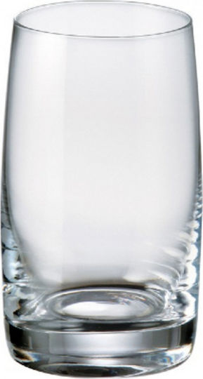 Crystal Bohemia Set of Glasses Water made of Crystal in Blue Color 380ml 6pcs
