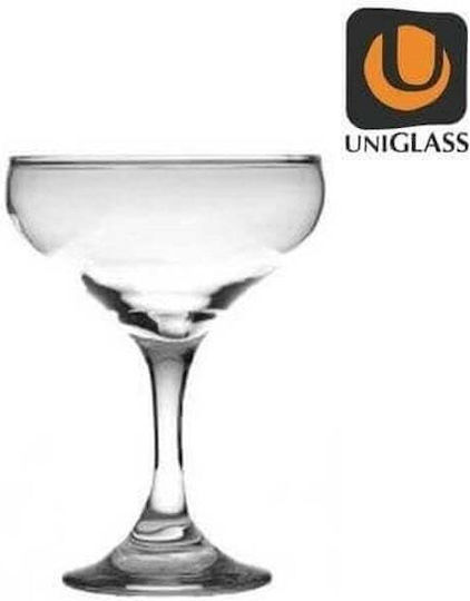 Uniglass Set of Glasses Champagne made of Glass Stemmed 220ml 12pcs