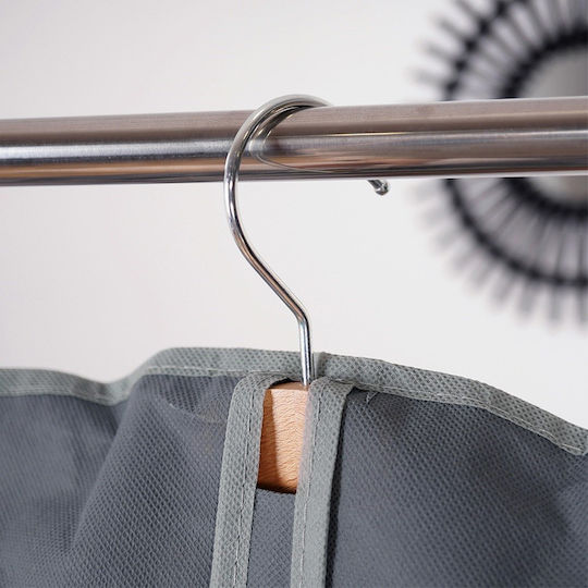 Koopman Hanging Storage Case for Clothes / Dresses in Gray Color 58x130cm 1pcs