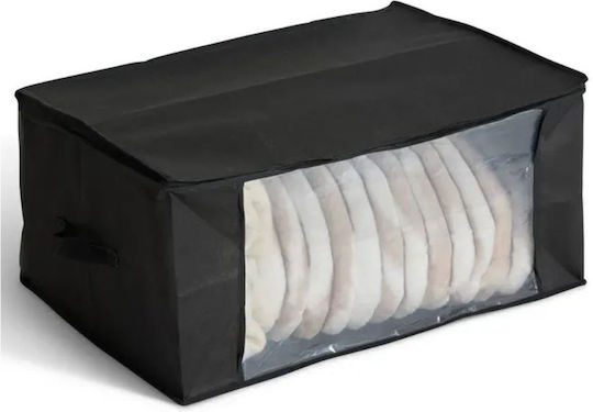 5Five Fabric Storage Case For Clothes in Black Color 60x45x30cm 1pcs