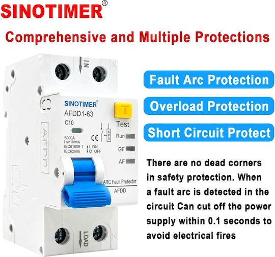 Sinotimer Μπουτόν Ράγας 230V 10A