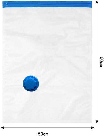 Tpster Plastic Storage Bag For Clothes Airtight and with Vacuum 50x60cm 1pcs