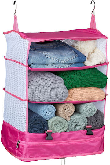 Relaxdays Husă De Depozitare Pentru Atârnare În Culoare Albă 55x30x44cm