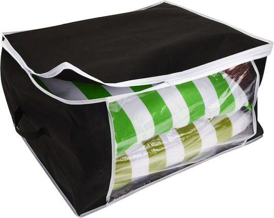 Plastic Storage Bag For Clothes in Black Color 60x45x30cm 1pcs