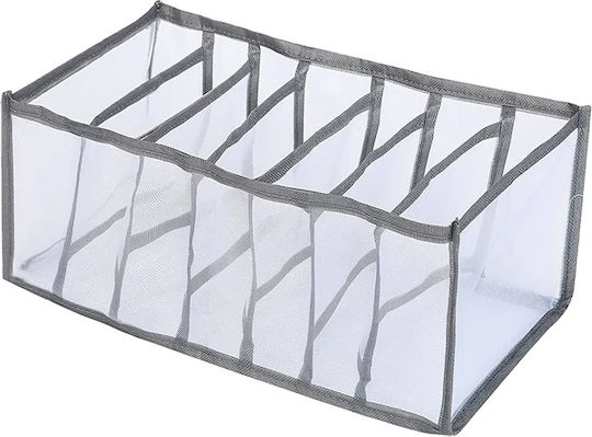ATL Organization Fabric Storage Case for Clothes / Underwear in Gray Color 35x24x20cm 1pcs