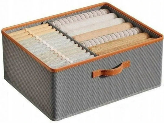 Organizer Συρταριών για Ρούχα / Εσώρουχα / Κάλτσες / Ζώνες σε Γκρι Χρώμα 40x50x20cm Organizer Συρταριών για Ρούχα / Εσώρουχα / Κάλτσες / Ζώνες σε Γκρι Χρώμα 40x50x20cm