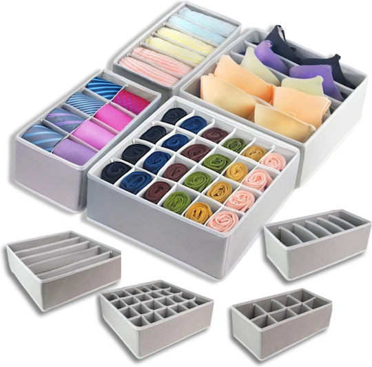 More&Deco Organizer Συρταριών για Εσώρουχα / Ρούχα σε Μπεζ Χρώμα 4τμχ More&Deco Organizer Συρταριών για Εσώρουχα / Ρούχα σε Μπεζ Χρώμα 4τμχ
