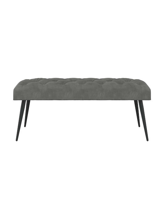 Ess- und Küchenstühle Samt Dunkelgrau 110x40x46cm