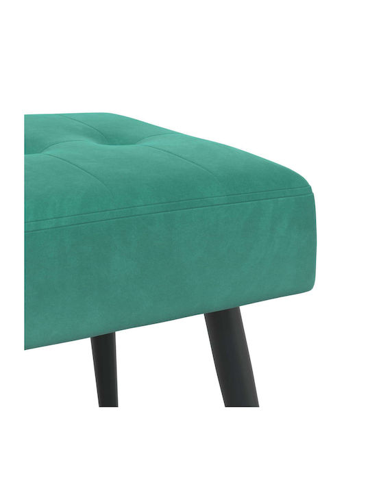 Velvet Turquoise Dining Bench 110x40x46cm