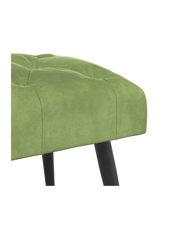 Bancă De Bucătărie Catifea Verde Deschis 110x40x46cm
