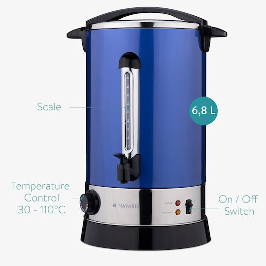 Navaris Fierbător Profesional de Băuturi cu Capacitate 6.8lt 0.95kW