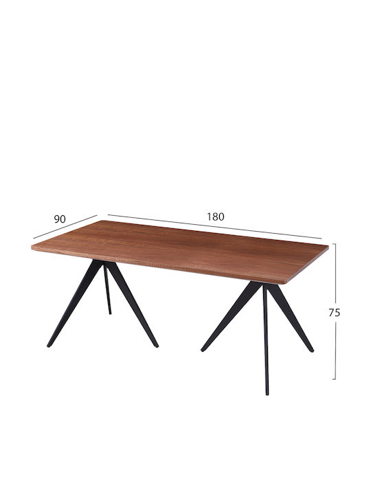 Τραπεζαρία Drenny με 6 Καρέκλες 180x90εκ.