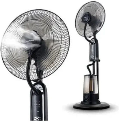 Ventilator Hydronefosis 75W Lüfterdurchmesser 40cm mit Fernbedienung Schwarzer