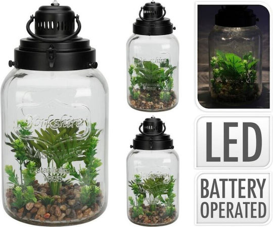 Plantă artificială în ghiveci 33cm în diferite modele cu LED 1buc ArteLibre
