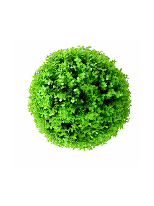 Minge Decorativă Artificială Cu Frunziș Buxus 32cm