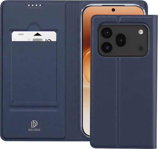 Dux Ducis Калъф Honor 600 Pro Skin Pro Series Държач за карти Стойка Нощно синьо
