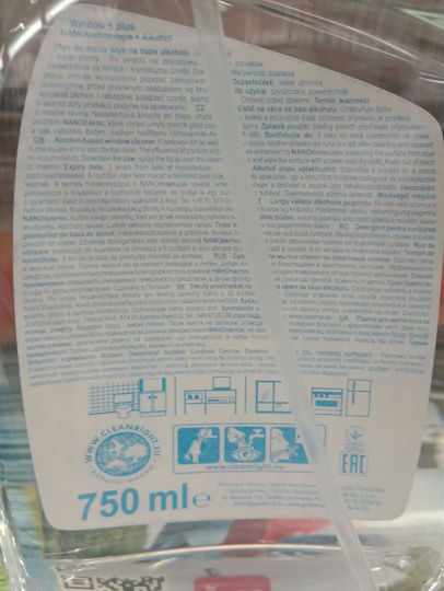 Lichid de curățare pentru geamuri 750ml Exotic Flow