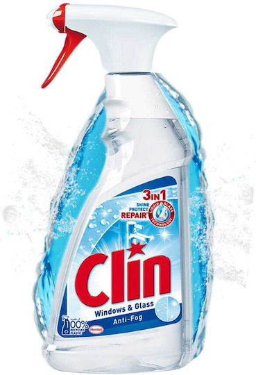 Clin Καθαριστικό Spray Τζαμιών Anti-Fog 500ml