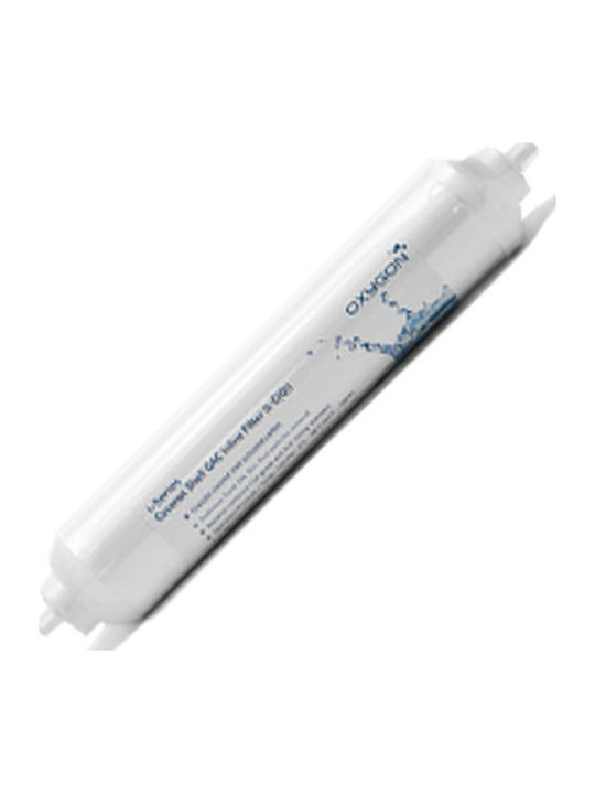 Oxygon Filtru de înlocuire pentru apă deasupra și sub chiuvetă din cărbune activ I-Series In-Line 5 μm 1buc