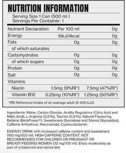 Cellucor C4 Băutură energizantă Curcubeu Cosmic cu carbonatare, fără zahăr în Cutie 500ml