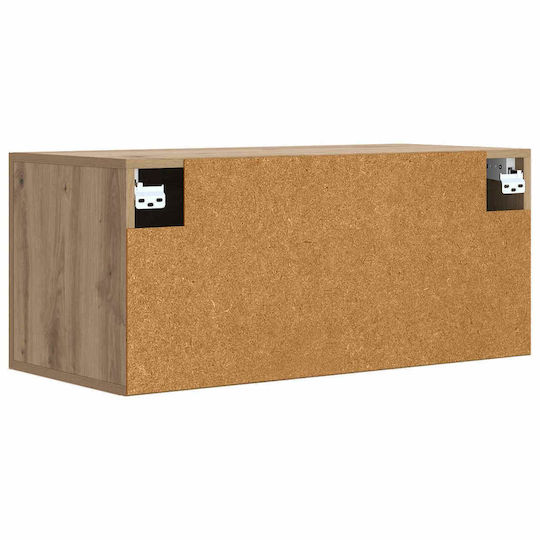 vidaXL Dulap de baie fără lavoar L80xA36.5xÎ35cm Maro