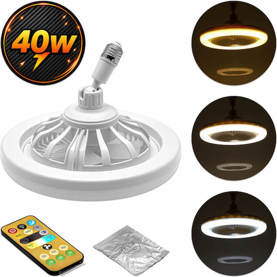 Rixme Closed Type (Ceiling Light) 25.5cm With Light White