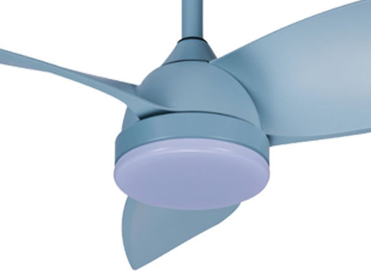 Primo PRCF-80660 Ceiling Fan 91.44cm with Blue Light Fixture
