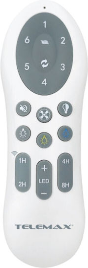 Telemax Levantes 46-yj356 Deckenventilator 117cm mit Leuchte Braune
