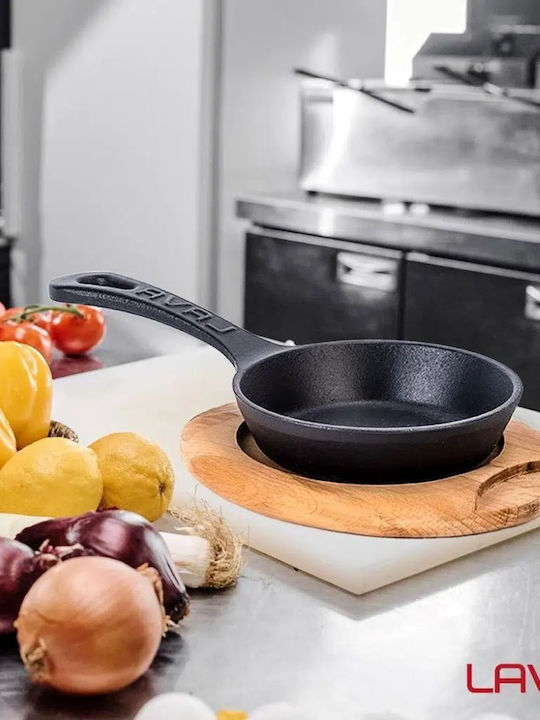 Lava Cast Iron Pan with Enamel Coating 12cm