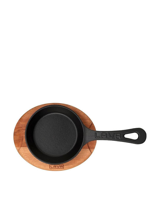 Lava Cast Iron Pan with Enamel Coating 12cm