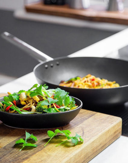 Kitchen Craft Τηγάνι από Ανθρακούχο Χάλυβα με Αντικολλητική Επίστρωση 30cm