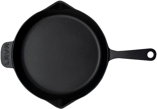 Lava Cast Iron Pan with Enamel Coating 28cm