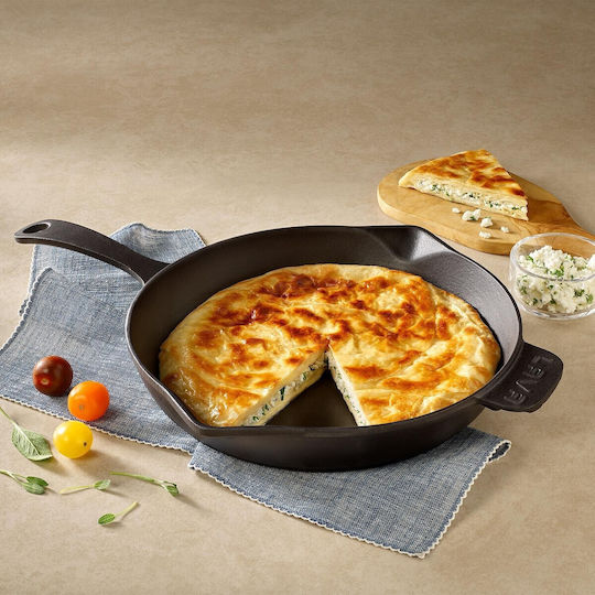 Lava Cast Iron Pan with Enamel Coating 28cm