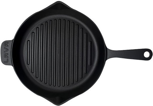 Lava Lava Gusseisen Grill mit Emaille Innenbeschichtung 28cm