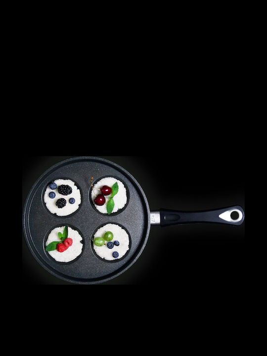 AMT Gastroguss Pan for Pancakes made of Aluminum with Non-Stick Coating 26cm
