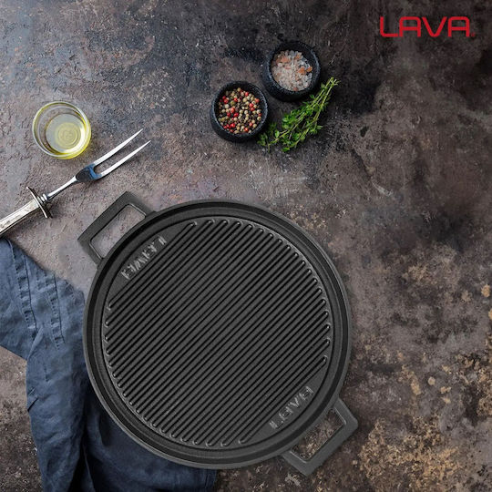 Lava Διπλή Σωτέζα από Αλουμίνιο 28cm