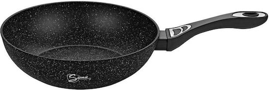 Samus Wok din Aluminiu Turnat cu Strat Antiaderent 30cm