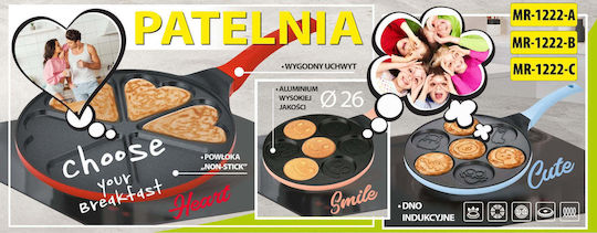 Maestro Pan for Pancakes from Aluminum with Non-Stick Coating 26cm