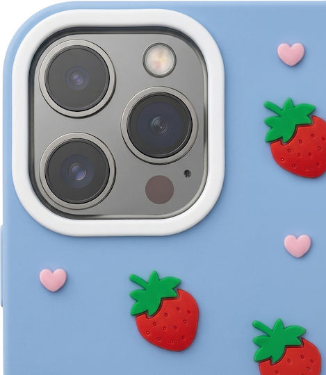 TelForceOne Задна Корица Силикон Син (iPhone 14 ProXiaomi 15 Pro)
